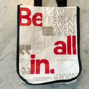 Vintage Lululemon small reusable tote bag